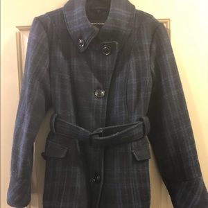 Women's Steve Madden Plaid Pea Coat. XL