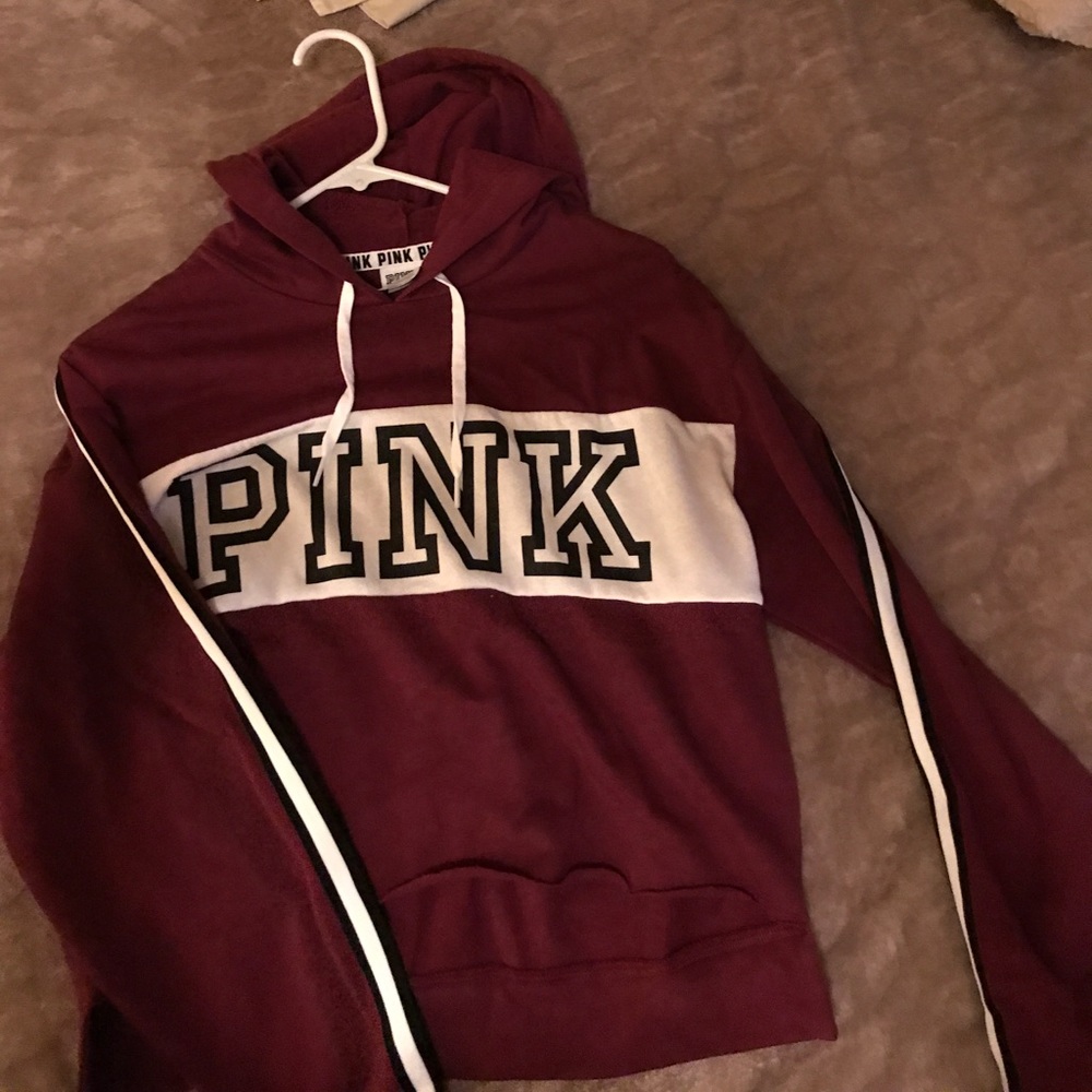 VS Pink crop hoodie brand new