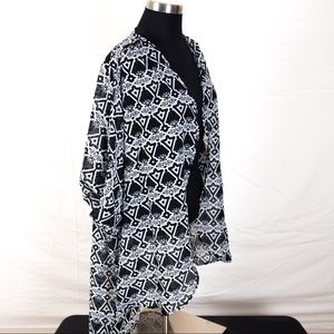 Black and White Playful Tunic