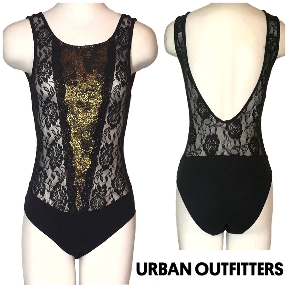 UO Lace Plunge Bodysuit
