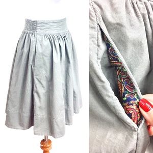 Anthropologie Skirts - Anthropologie/ Edme & Esyllte Corduroy Sage Skirt Anthropologie Skirts - Anthropologie/ Edme & Esyllte Corduroy Sage Skirt
