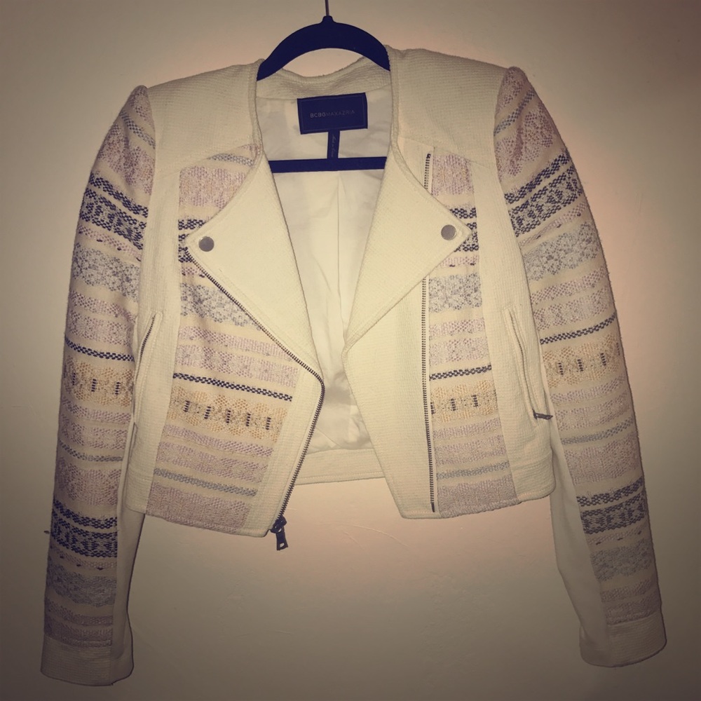 BCBG Quilted Cropped “Cody” Jacket