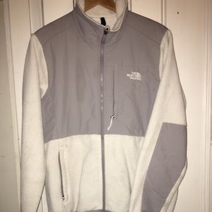 White North Face Denali Jacket