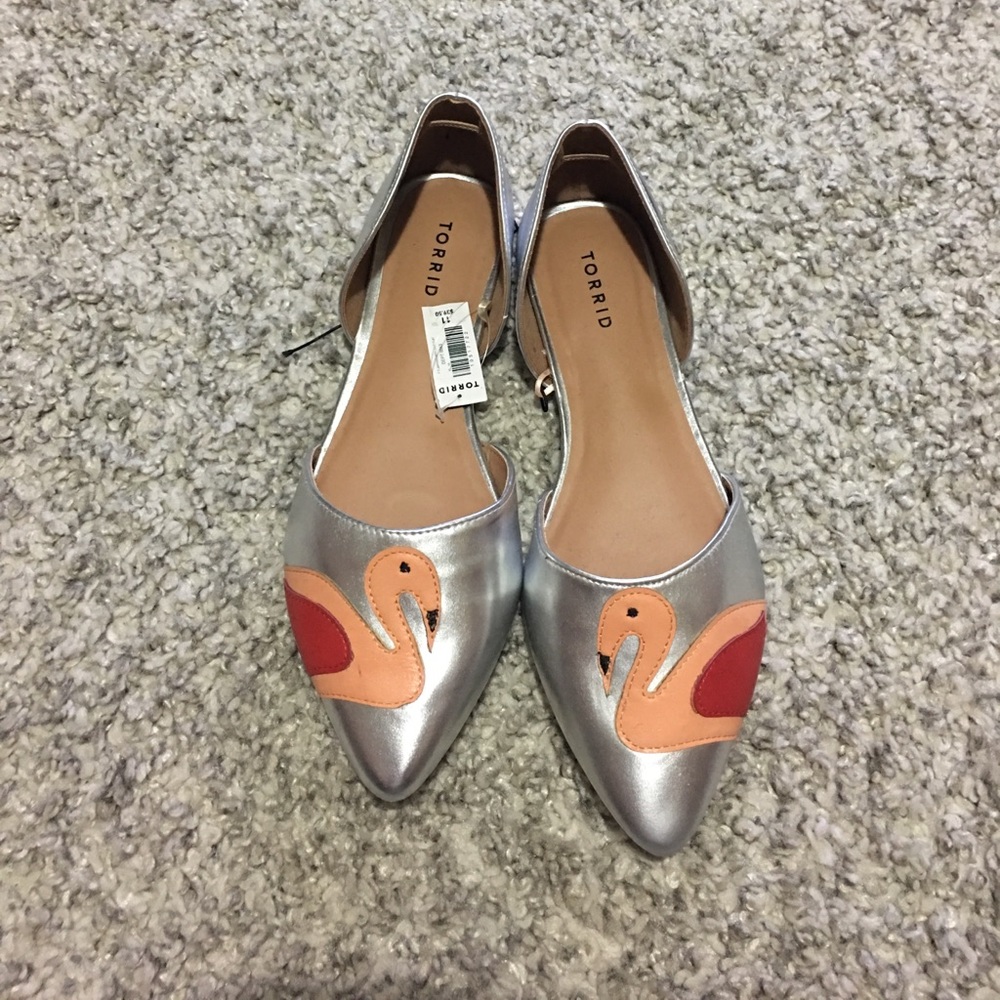 Torrid Flats -Flamingo Appliqué