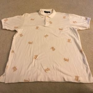 Men's Nautica Crab Polo Size L