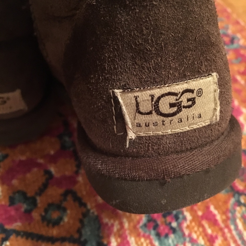 Tall chocolate brown Uggs