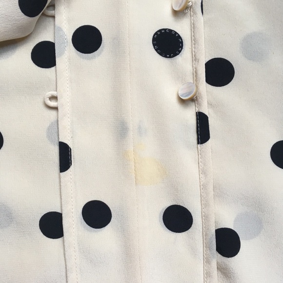 Marc by Marc Jacobs Tie Front Mod Silk Blouse XS 0 - Picture 2 of 5