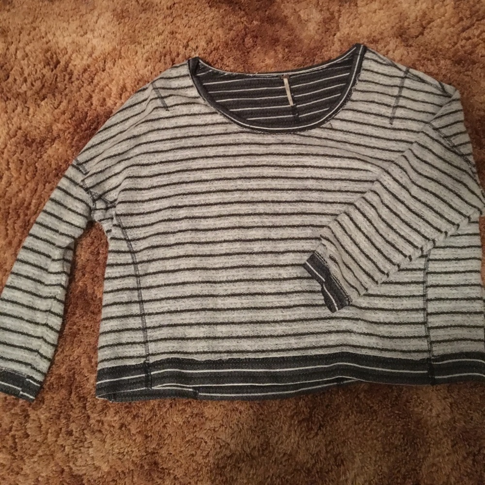 oversized striped sweater