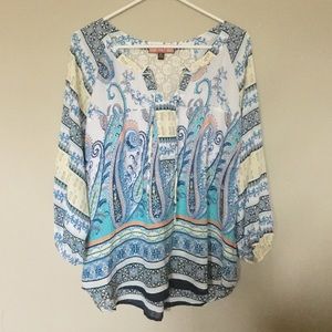 Olive Hill Boho Tunic Top