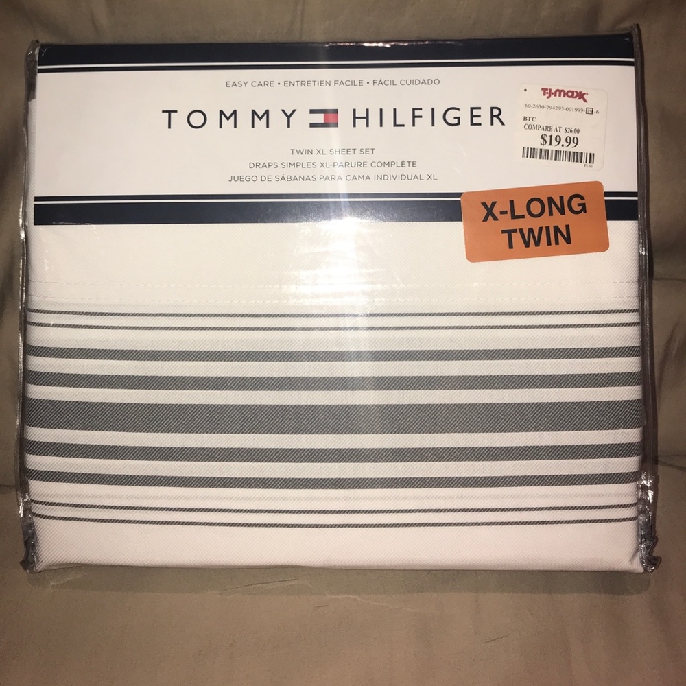 Tommy Hilfiger Twin XL Sheet Set