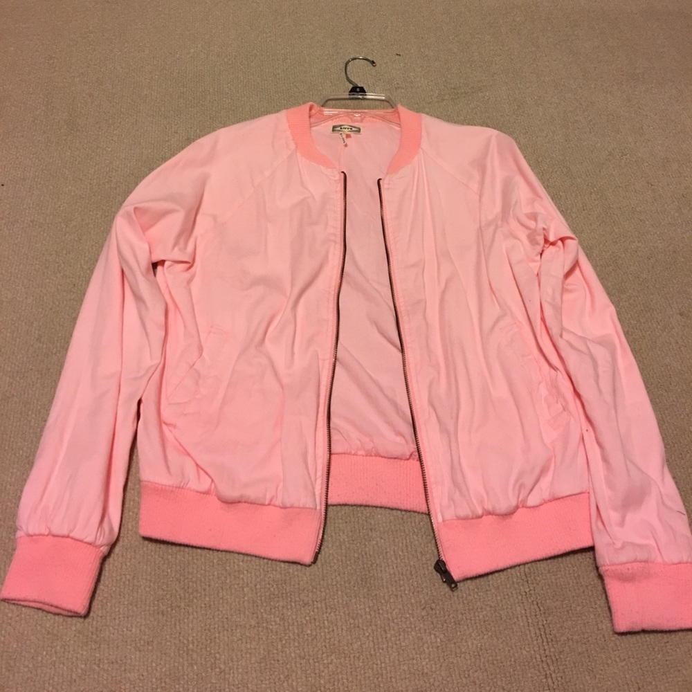 Pink Bomber Jacket