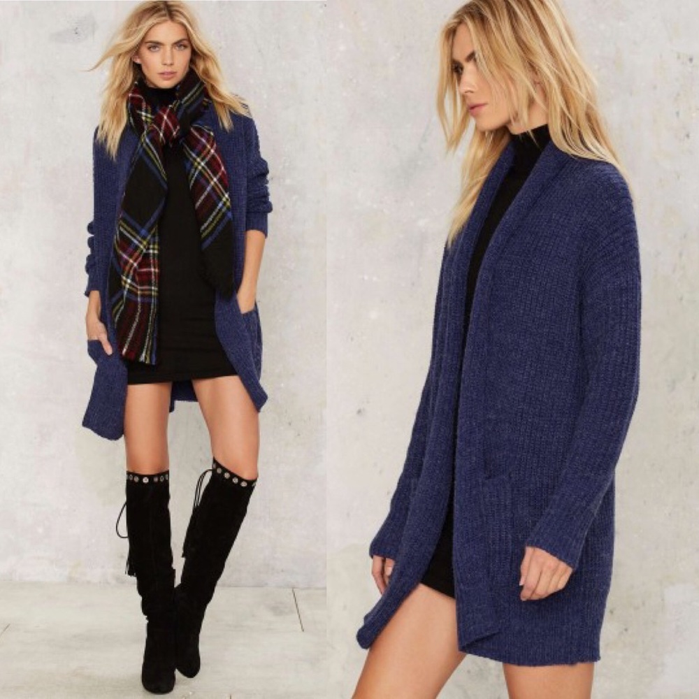 Nasty Gal Nasty Gal Cheyenne Chunky Cardigan - Picture 2 of 2