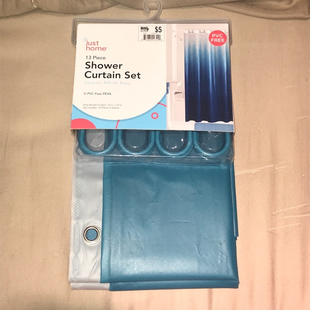 Just Home Shower Curtain Set