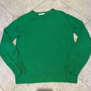 Cashmere green equipment sweater