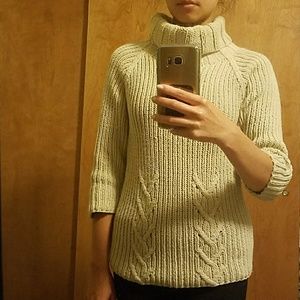 Cynthia Steffe 3/4 Sleeve Turtleneck Sweater