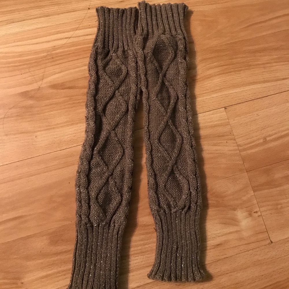 Sparkly leg warmers