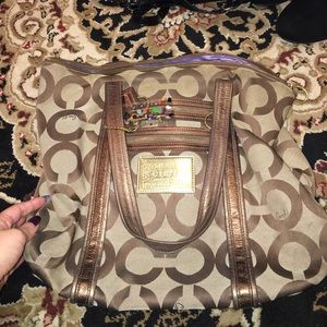 Cute brown coach purse