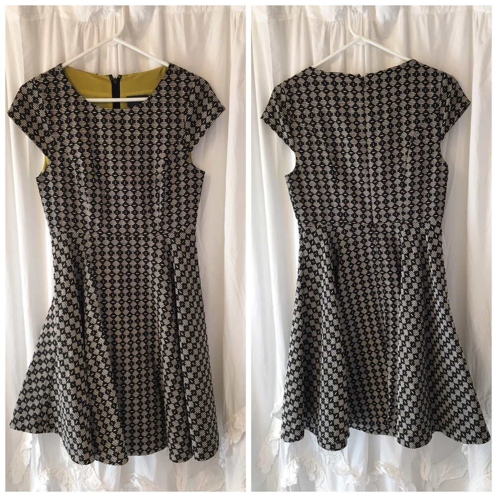 Maeve Jacquard Circle Skirt Dress - Picture 3 of 4