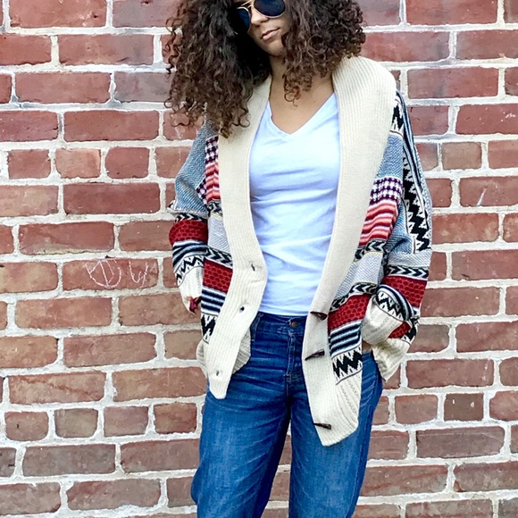 🎈SALE 🎈Boho Chic Tribal Aztec Cardigan - Picture 3 of 8