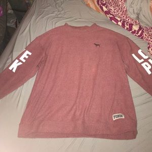 Pink Sherpa sweater