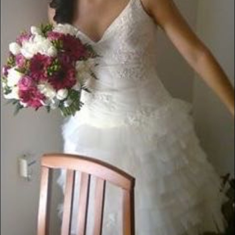 Pronovias short bridal dress