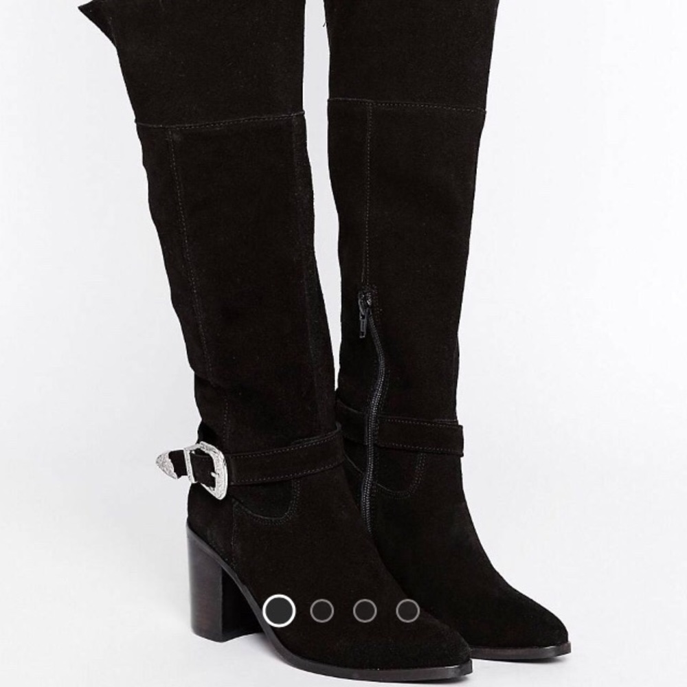 Asos cabrilla suede Western boots