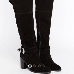 Asos cabrilla suede Western boots