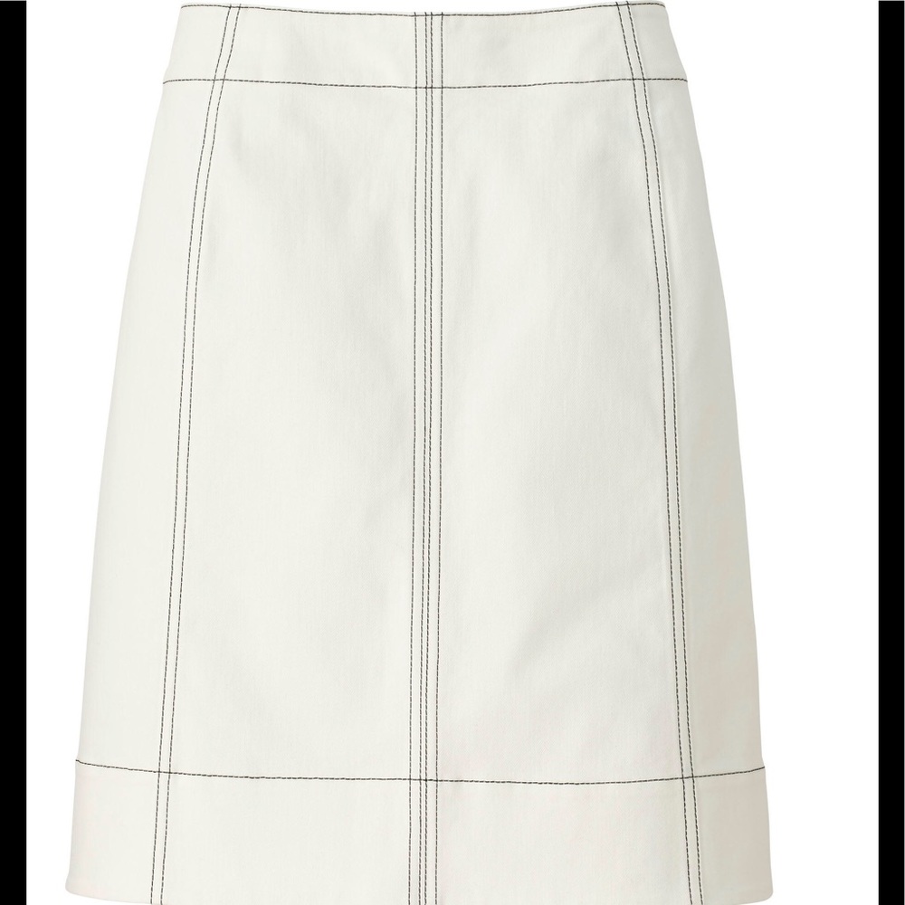 Uniqlo & Lemaire White Skirt (Size 4. Like new.)