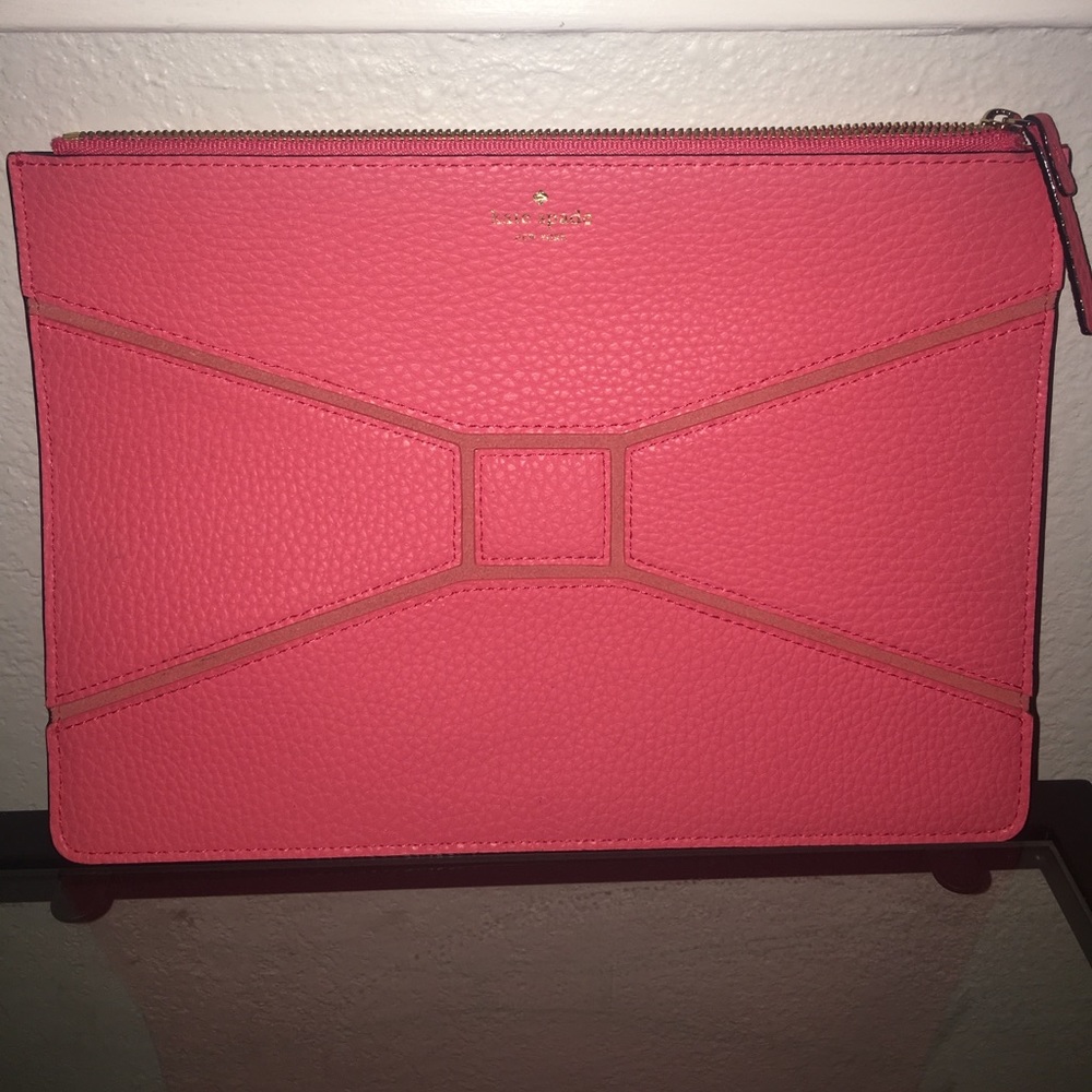 Pink Kate Spade clutch