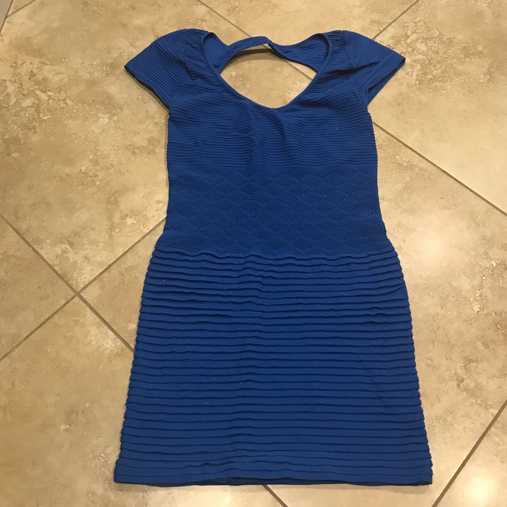 Blue Bebe bodycon dress