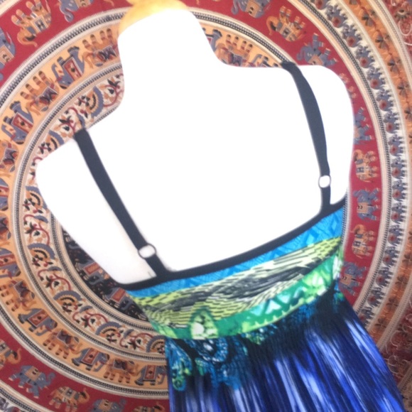 “Bailey Blue” full length Dress - Picture 2 of 4