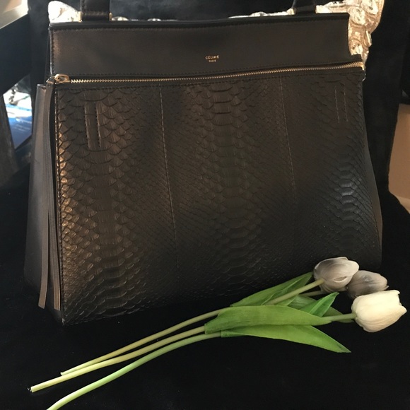 Celine Edge Python Tote - Picture 2 of 8