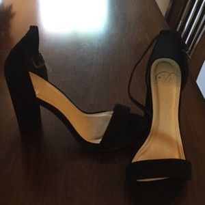 Black heels