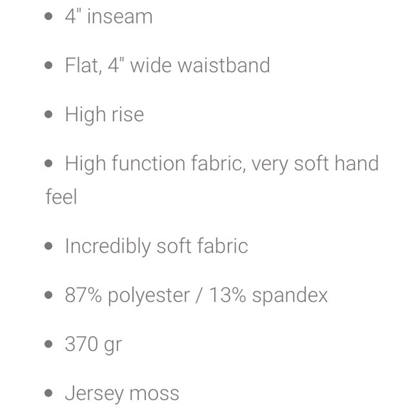 Fleo shorts high waist black grey small S BNWT - Picture 5 of 5