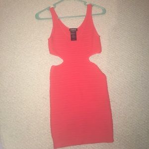 Small red Bebe dress