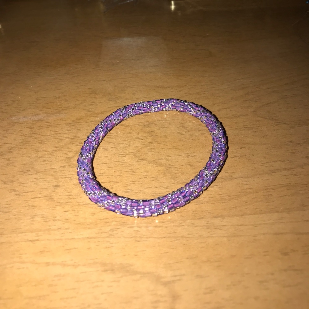 Purple bracelet