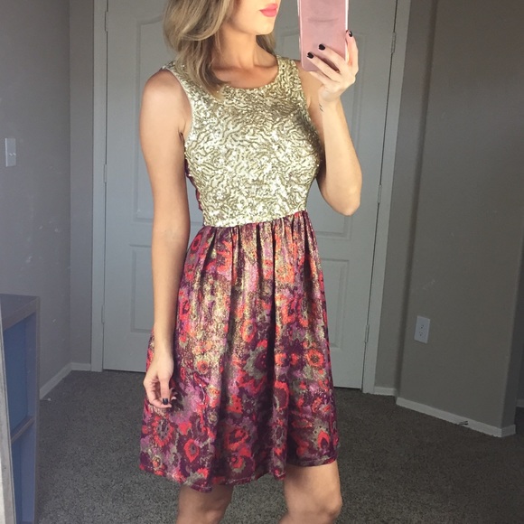 Anthropologie Dresses & Skirts - Anthropologie Sequins Dress Size Small