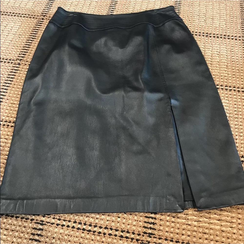 Genuine Leather Skirt