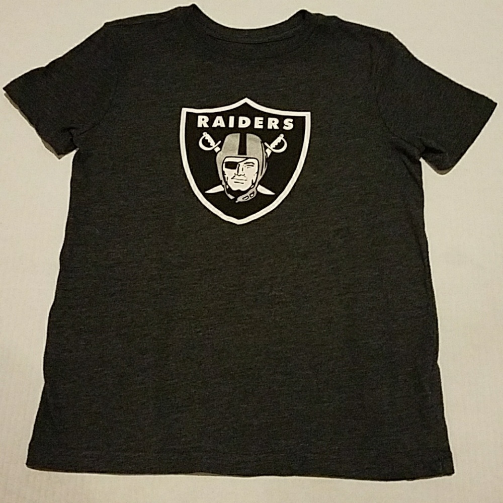 Boys NFL Raideres Tee Sz Med 8
