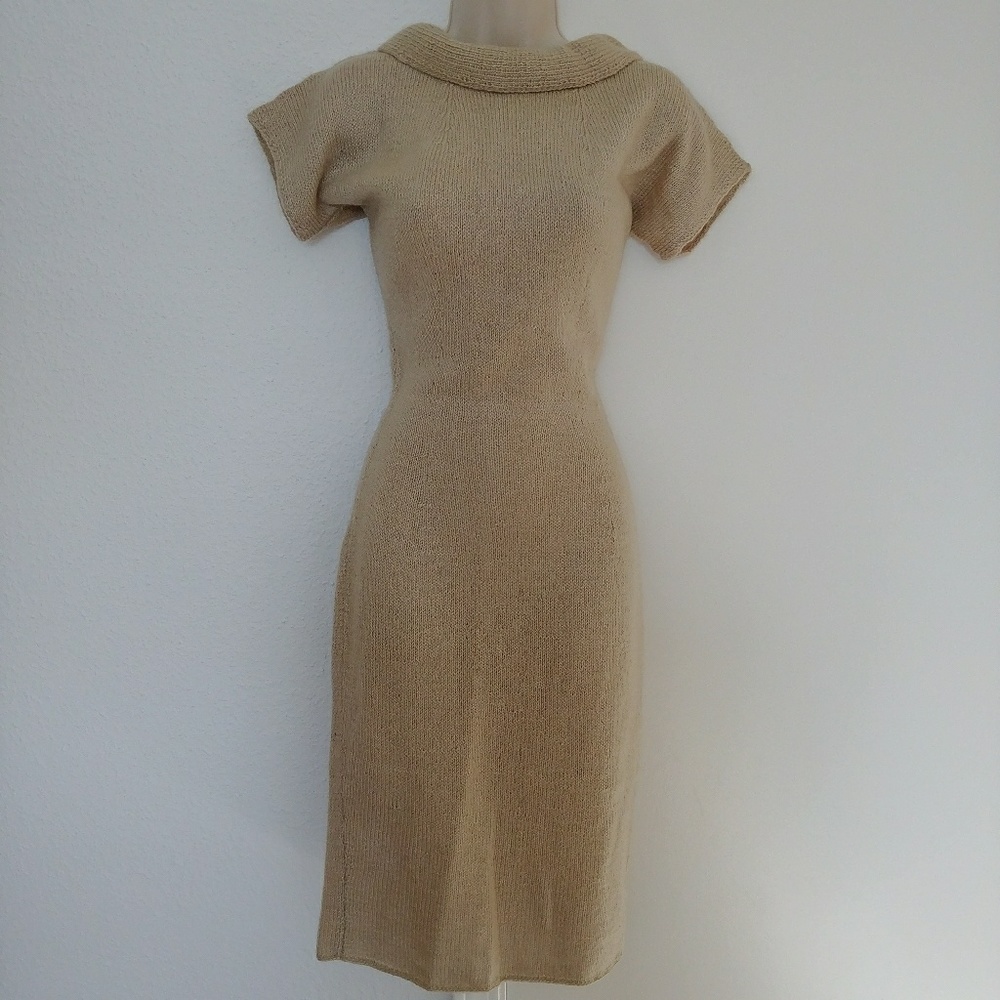 Vintage Sweater Wiggle Dress by Hilda Franklin