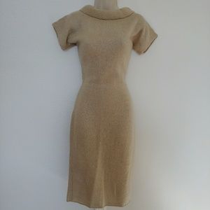 Vintage Sweater Wiggle Dress by Hilda Franklin