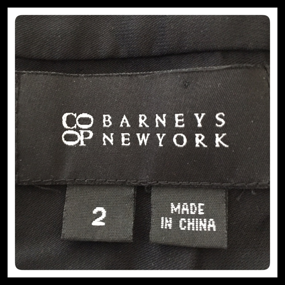BARNEYS NEW YORK COOP grey lace skirt - Picture 4 of 5