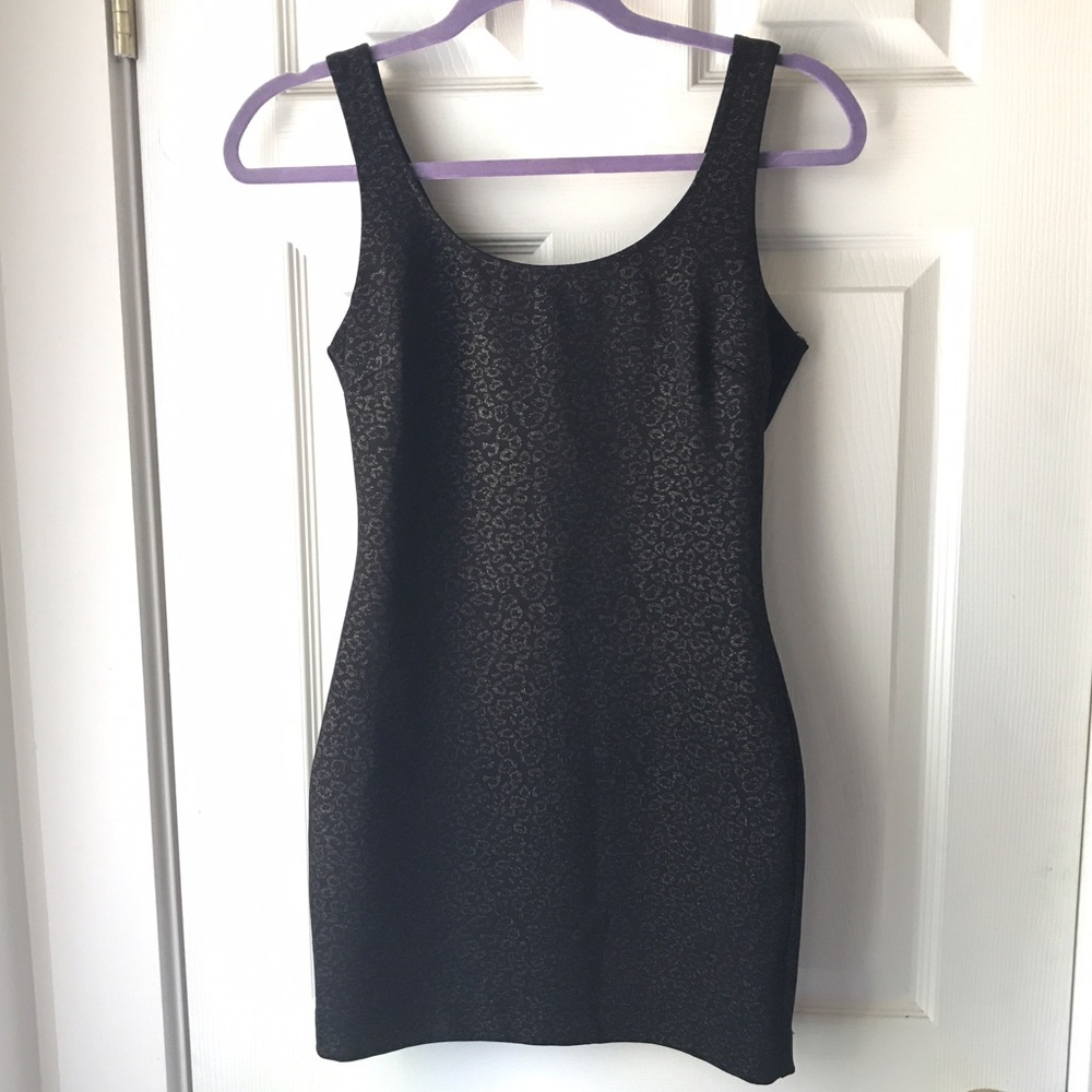 New Years Forever 21 subtle cheetah print dress