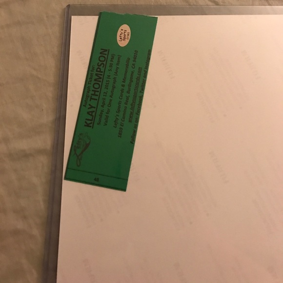 Authentic Klay Thompson autographed photo - Picture 2 of 2