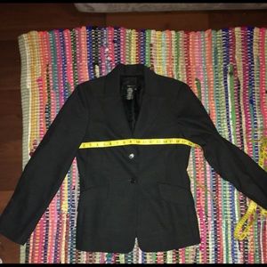 BCBG Max Aria grey wooo blend Blazer size S