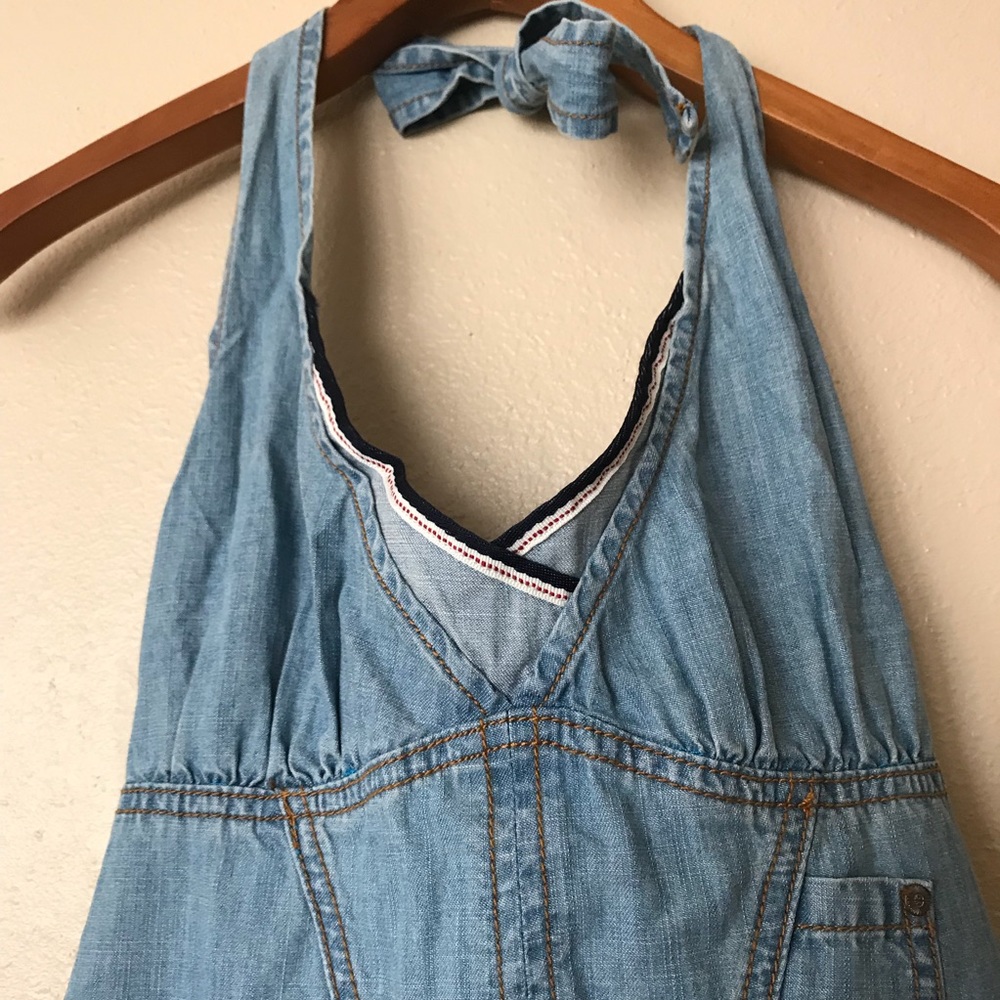 💘8 items for $25💘 denim halter top dress - Picture 4 of 7
