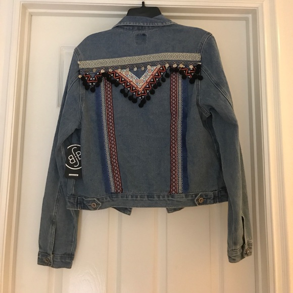 boomboom jeans Jackets & Blazers - NWT Boho Jean Jacket