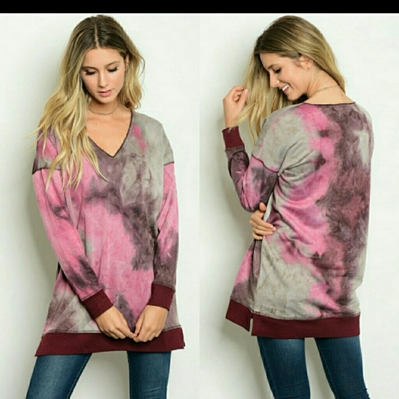 One Small Left tie dye sweater✌ - Picture 2 of 3