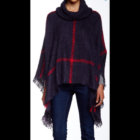lava Sweaters - Lava Super Soft Cowl Neck NWT Poncho Brand New