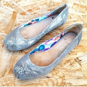 BOBS Ballerinas Sauter Silver Flats